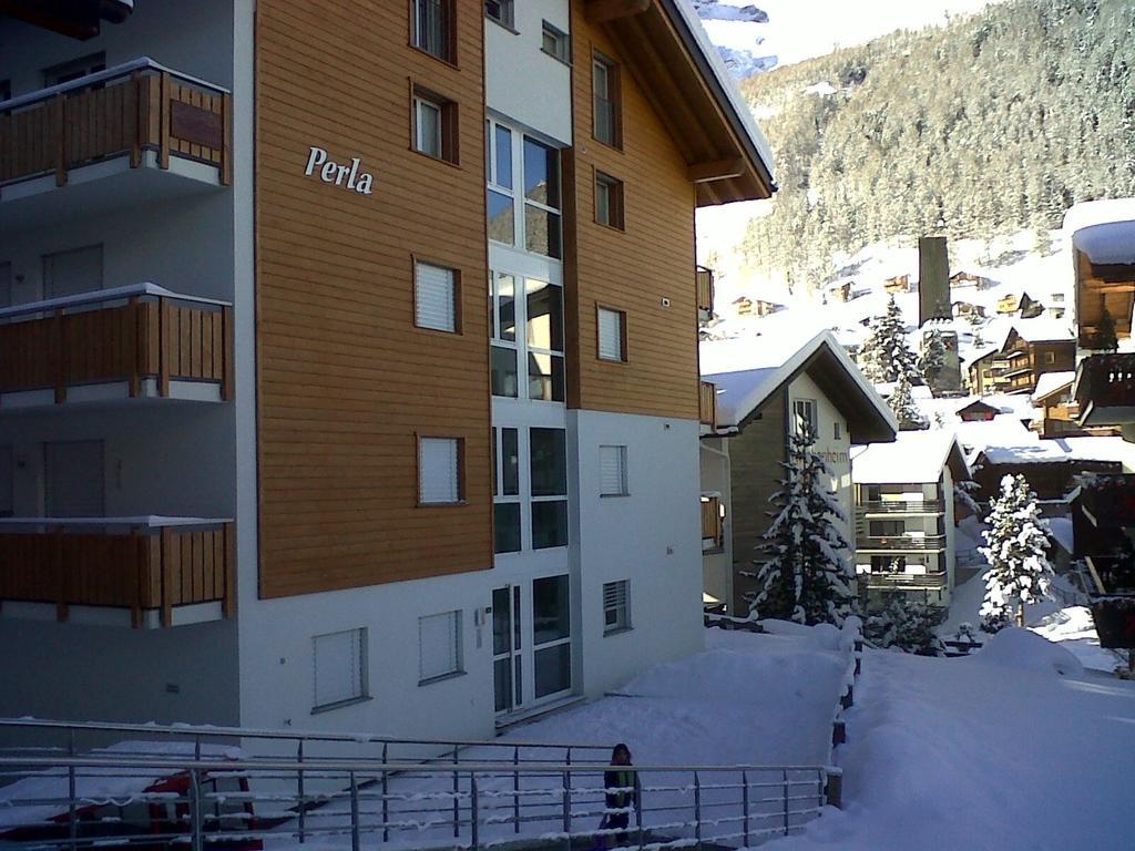 Chalet Haus Perla サース フェー エクステリア 写真