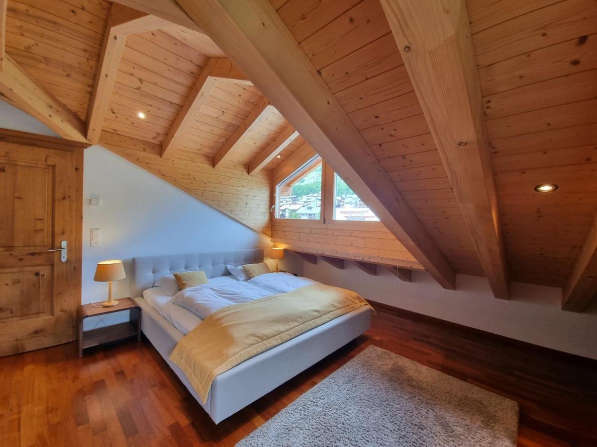 Chalet Haus Perla サース フェー エクステリア 写真